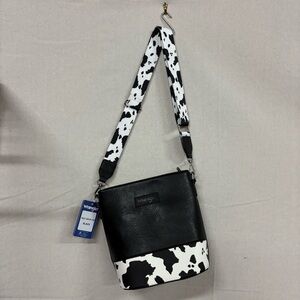 Wrangler Cow Print Crossbody Bag